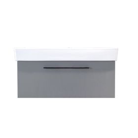 Kobos Glow KB.100004 Mat Gri 100 cm Lavabo Dolabı