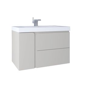 Kobos KB100027 Future 80 cm Vanilla Lavabo Dolabı