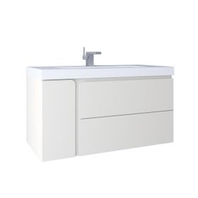 Kobos KB100028 Future 100 CM White Lavabo Dolabı