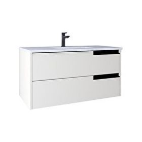 Kobos KB100047 Eylül 100 cm Bianco Lavabo Dolabı