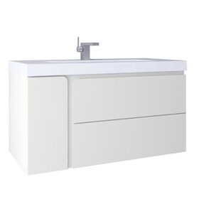 Kobos KB710021 Frame 100 CM Bianco Lavabo Dolabı