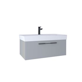 Kobos KB710031 Glow 80 cm Light Grey Lavabo Dolabı