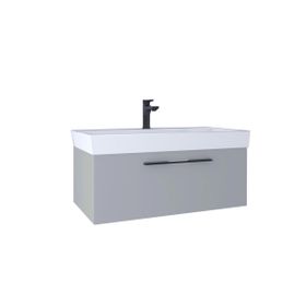 Kobos KB710031 Glow 80 cm Light Grey Lavabo Dolabı