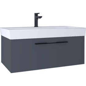 Kobos KB710033 Glow 100 cm Füme Lavabo Dolabı