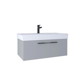 Kobos KB710034 Glow 100 cm Light Grey Lavabo Dolabı