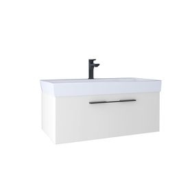 Kobos KB710035 Glow 100 cm Bianco Lavabo Dolabı
