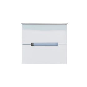 Kobos Meta KB.100008 Mat Beyaz 71 cm Lavabo Dolabı