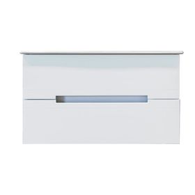 Kobos Meta KB.100014 Mat Beyaz 121 cm Lavabo Dolabı