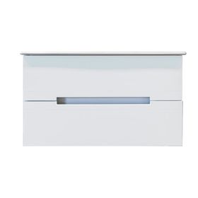 Kobos Meta KB.100014 Mat Beyaz 121 cm Lavabo Dolabı