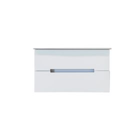 Kobos Meta KB.100014 Mat Beyaz 121 cm Lavabo Dolabı