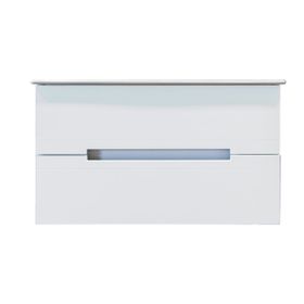 Kobos Meta KB.100014 Mat Beyaz 121 cm Lavabo Dolabı