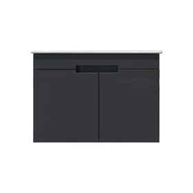 Kobos Meta KB.110009 Mat Antrasit 91 cm Lavabo Dolabı