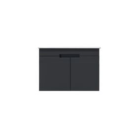Kobos Meta KB.110009 Mat Antrasit 91 cm Lavabo Dolabı