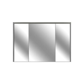 Kobos Meta KB.300007 Mat Gri 120 cm Aydınlatmalı Dolaplı Ayna