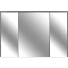Kobos Meta KB.300007 Mat Gri 120 cm Aydınlatmalı Dolaplı Ayna