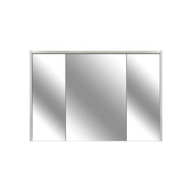 Kobos Meta KB.300008 Mat Beyaz 120 cm Aydınlatmalı Dolaplı Ayna
