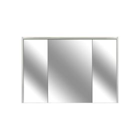 Kobos Meta KB.300008 Mat Beyaz 120 cm Aydınlatmalı Dolaplı Ayna