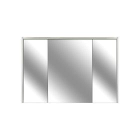 Kobos Meta KB.300008 Mat Beyaz 120 cm Aydınlatmalı Dolaplı Ayna