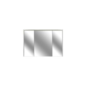 Kobos Meta KB.300008 Mat Beyaz 120 cm Aydınlatmalı Dolaplı Ayna