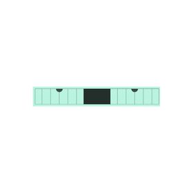 Kobos Noble KB.500006 Açık Yeşil 80 cm Ayna Alt Modülü