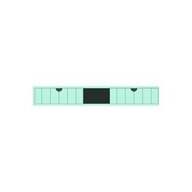 Kobos Noble KB.500006 Açık Yeşil 80 cm Ayna Alt Modülü