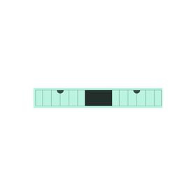 Kobos Noble KB.500006 Açık Yeşil 80 cm Ayna Alt Modülü