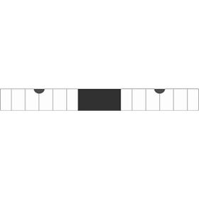Kobos Noble KB.500008 Beyaz 100 cm Ayna Alt Modülü