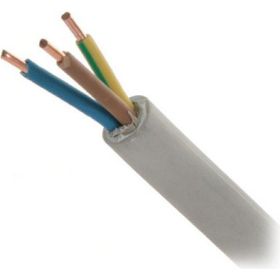 Koç 3x2.5 mm Nym Antigron Topraklı Gri Tam Bakır 5 m Kablo
