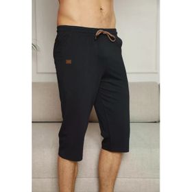 Kocabey 121B Siyah Battal Tek Kapri Erkek Pijama Altı