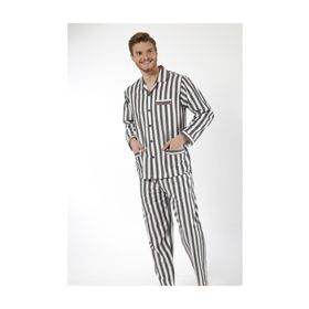 Kocabey 4007 Gaffur Çizgili Poplin Erkek Pijama Takımı