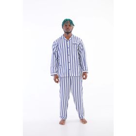 Kocabey 4007 Gaffur Çizgili Poplin Erkek Pijama Takımı
