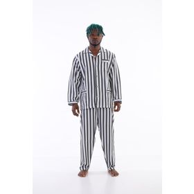 Kocabey 4007 Nostaljik Çizgili Gaffur Erkek Pijama Takımı