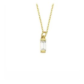 Koçak 14 Ayar Altın Baget Tektaş Kolye