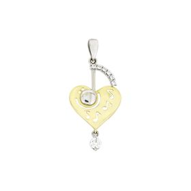 Koçak 14 Ayar Altın Kalp Kolye Ucu