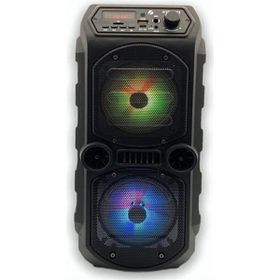 Koçak Elektronik KTS-1083 LED Işıklı Kablosuz Taşınabilir Siyah Bluetooth Hoparlör