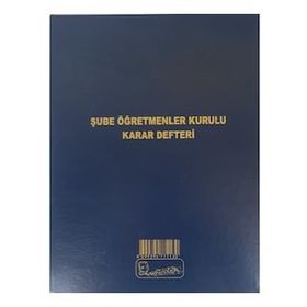 Kocaoluk Şube Öğretmenler Kurulu Karar Defteri