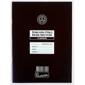Kocaoluk Yoklama Fişli 10 Derslik Ders Defteri