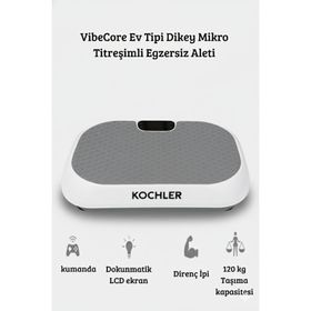 Kochler 200W Titreşimli Spor Aleti Lcd Ekranlı Uzaktan Kumandalı ve Direnç İpli Egzersiz Aleti