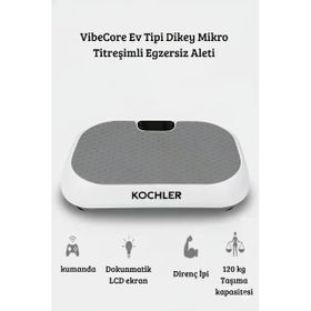 Kochler 200W Titreşimli Spor Aleti Lcd Ekranlı Uzaktan Kumandalı ve Direnç İpli Egzersiz Aleti