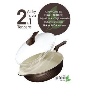 Kochler ProSteam 6 Katmanlı 26 cm Granit Tava