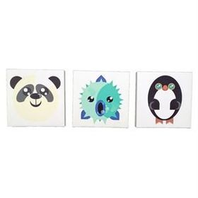 Koçtaş 3'lü Kanvas Set Panda Tablo