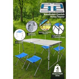 Koçtaş Basic 4 Tabureli Kamp Seti