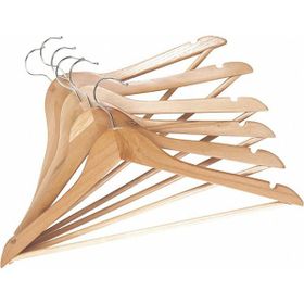 Koçtaş Basic 6'lı Naturel Ahşap Askı