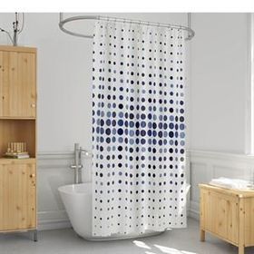 Koçtaş BS-4961 2'li Mavi Puan Perde 100x200 cm