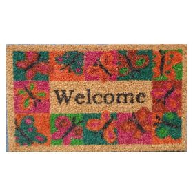 Koçtaş Butterfly 30x50 cm Pvc Tabanlı Koko Paspas