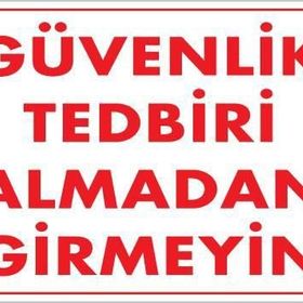 KOD:1412 Güvenli Tedbiri 25x35 Uyarı Levhası