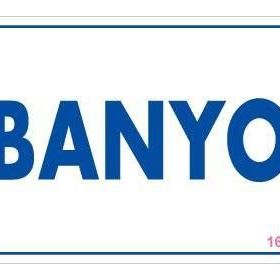 KOD:1688 Banyo 17.5x25 Uyarı Levhası