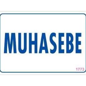 KOD:1773 Muhasebe 17.5x25 Uyarı Levhası
