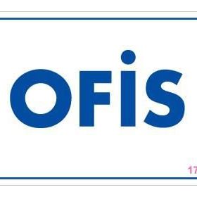 KOD:1775 Ofis 17.5x25 Uyarı Levhası