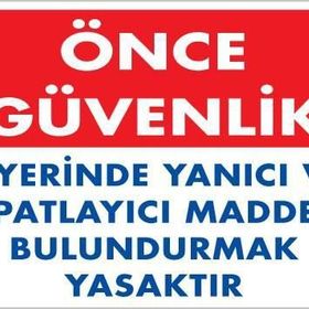 KOD:880 Yanıcı ve Parlayıcı Madde 25x35 Uyarı Levhası